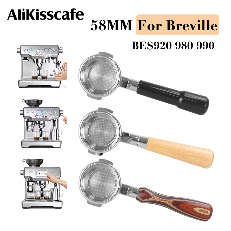 Coffee Equipment For Home - 58MM Bottomless Portafilter For Breville BES920
