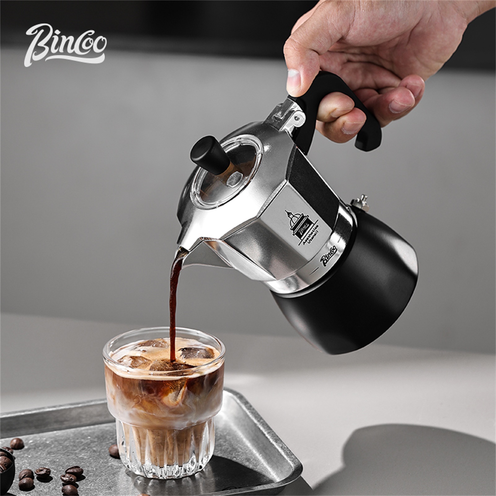 Coffee Equipment For Home - BINCOO Double Valve Moka Pot，Espresso Extraction