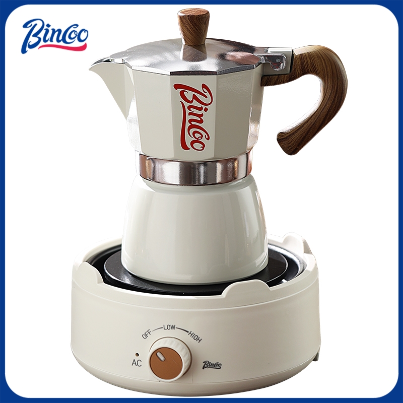 Coffee Equipment For Home - Bincoo Moka Pot and Electric Stove