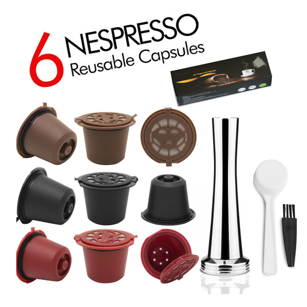 Coffee Equipment For Home - Reusable Coffee Capsule for Nespresso Machine