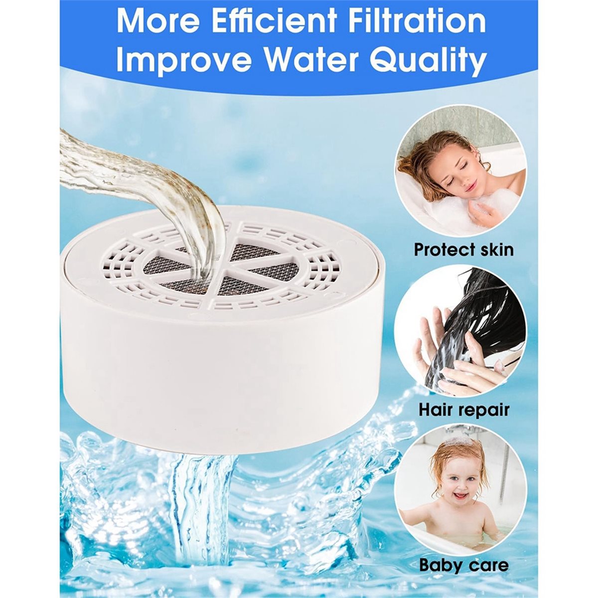 618 Mega Sale Bathtub Filter U - Water Filter Cartridge ulasan dan harga