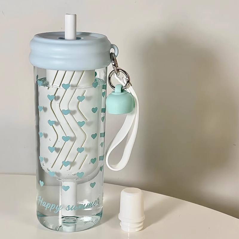 650ml Cute Hearts Water Bottle - Coffee Equipment Filter ulasan dan harga