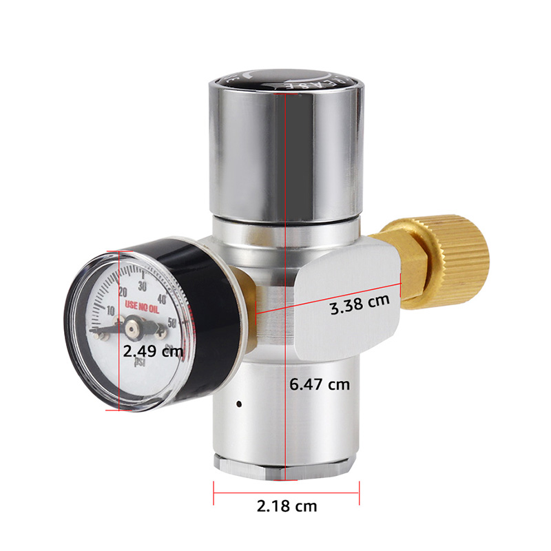 0-60PSI Beer Keg Co2 Charger,P - Coffee Equipment Machine ulasan dan harga