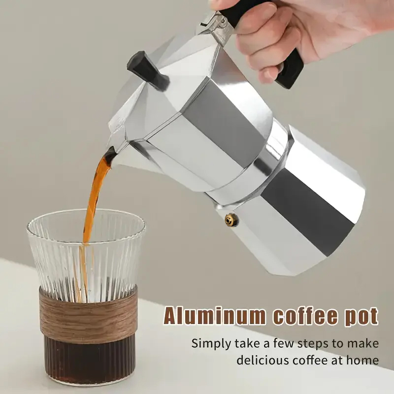 Classic Aluminum Moka Pot 50-3 - Coffee Equipment For Home ulasan dan harga