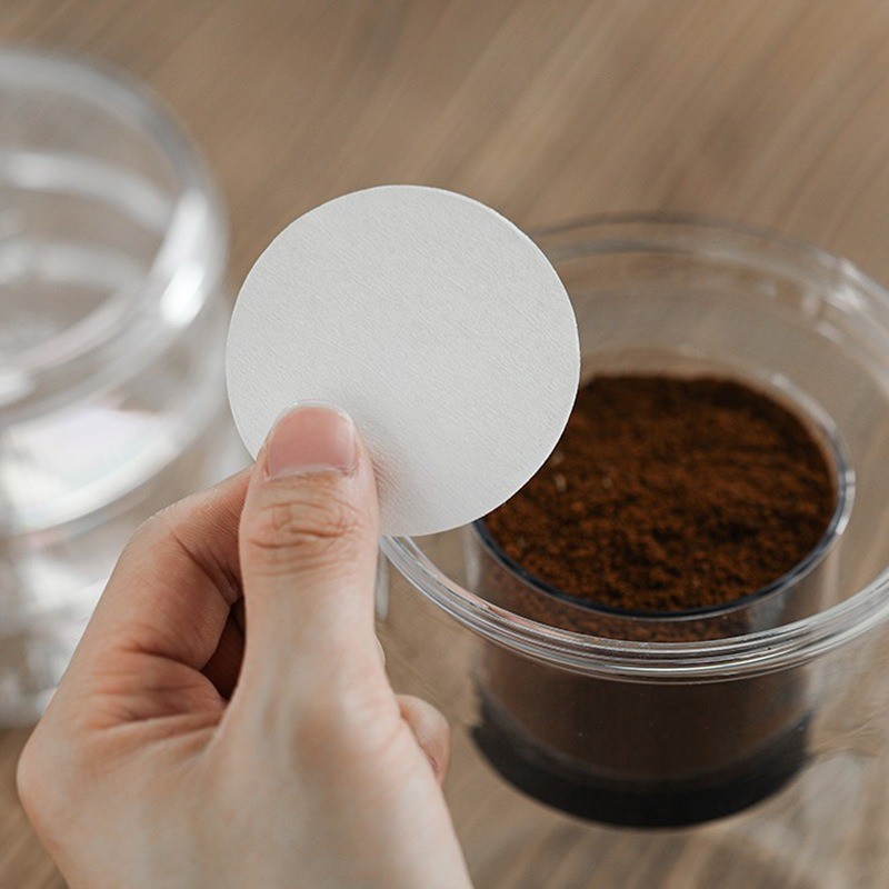 100Pcs Round Coffee Filter Pap - Coffee Equipment For Home ulasan dan harga