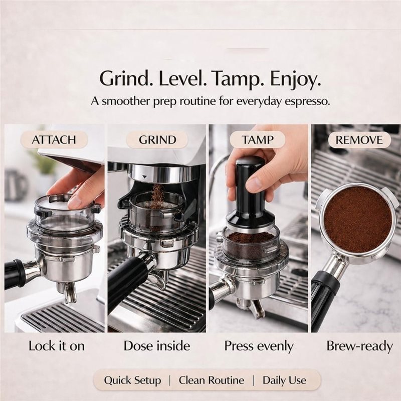 B51CNEW! Twist-Lock Portafilte - Breville Espresso Barista Touch ulasan dan harga