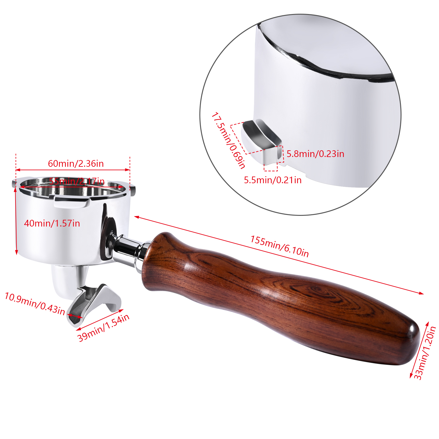 51mm Double Spout Coffee Porta - Coffee Equipment Machine ulasan dan harga