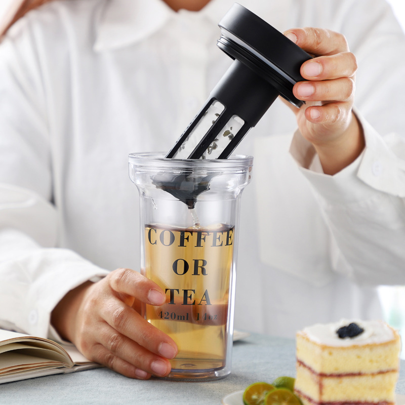 420ml Portable Travel Cold Bre - Coffee Equipment Filter ulasan dan harga
